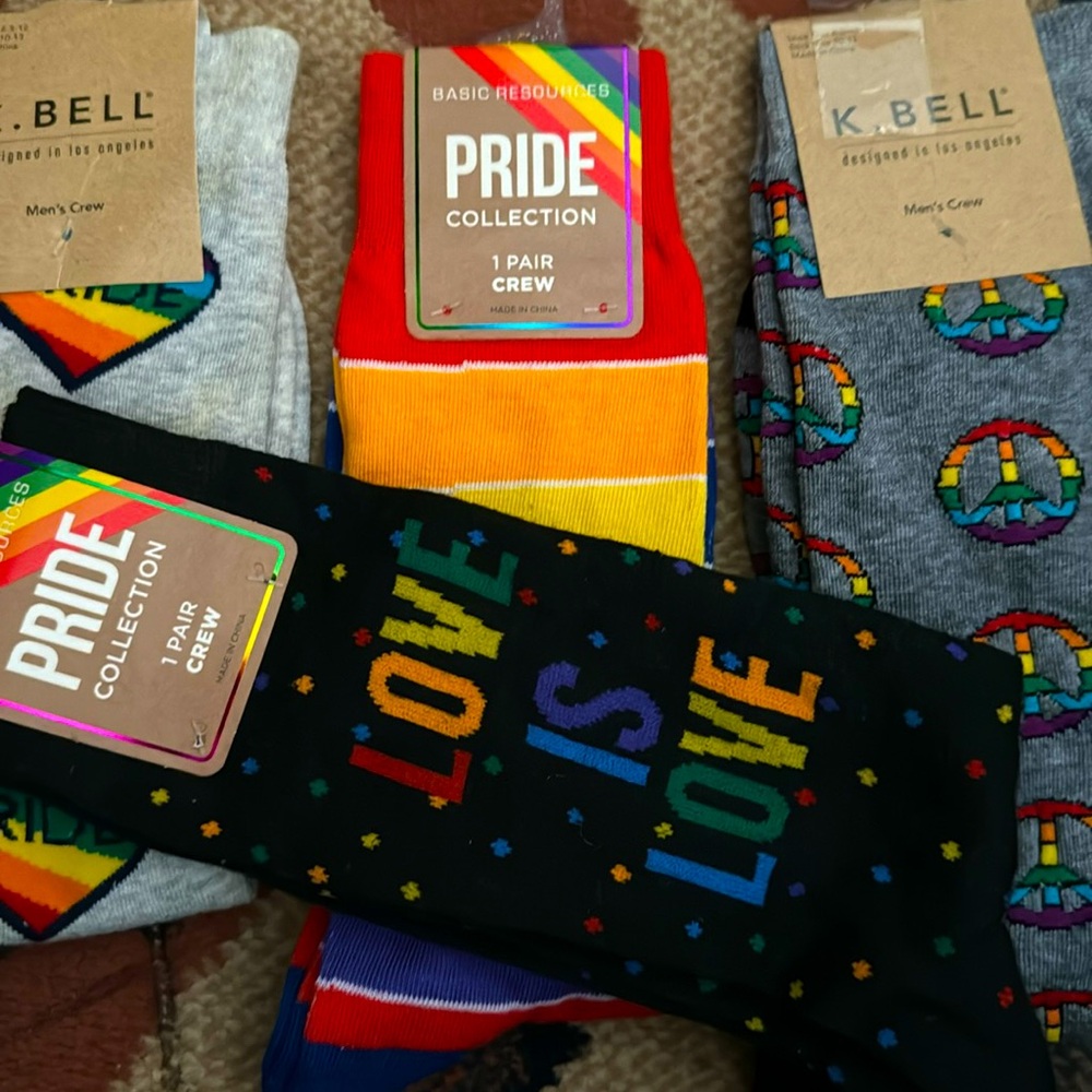 Pride collection four pairs of socks